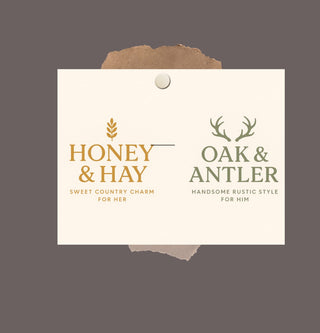 Honey & Hay –Oak & Antler - For the littlest Him & Her🌾