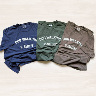 Poppy & Lou - Dog Walking T-Shirt – Fall Colors Collection