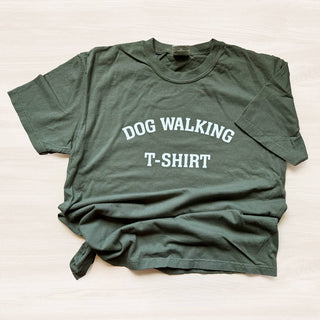Poppy & Lou - Dog Walking T-Shirt – Fall Colors Collection