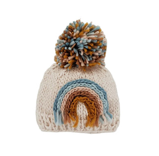 Rainbow Pom Pom Beanie Hat Baby & Kids~(pre- order Ships Sept. 2nd) FREE SHIPPING!!