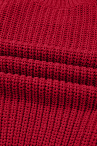 Black Plaid Lace-up Detail Christmas Holiday Puff Short Sleeve Sweater