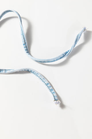 Myosotis Exposed Stitch Detail Drawstring Barrel Jeans