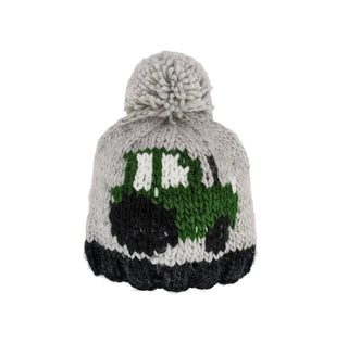 Tractor Pom Pom Beanie Hat Baby & Kids~(pre- order Ships Sept. 2nd) FREE SHIPPING!!