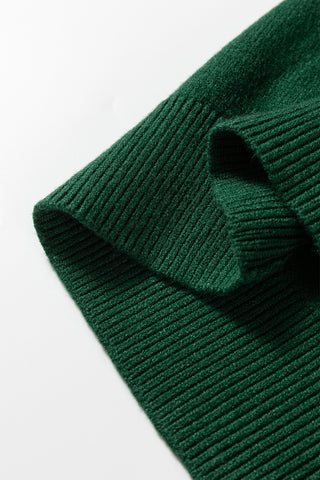 White MERRY Letter Pattern Christmas Raglan Sleeve Sweater