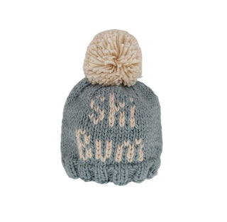 Surf Blue Ski Bum Pom Pom Beanie Hat Baby & Kids~(pre- order Ships Sept. 2nd) FREE SHIPPING!!