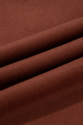 Coffee Leopard Drawstring Winter Fleece Pants