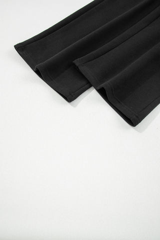 Coffee Leopard Drawstring Winter Fleece Pants