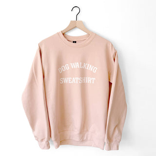 Poppy & Lou - Dog Walking Sweatshirt — Cream & Blush