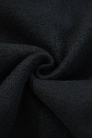 Coffee Leopard Drawstring Winter Fleece Pants